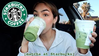 how to order matcha at Starbucks 6 ways [upl. by Lawrenson371]