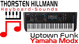 Uptown funk Coversound from Bruno Mars for Yamaha Modx  Montage M for the stage [upl. by Currey]