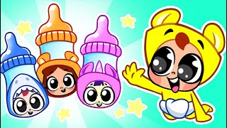 Bottle Of Milk 🍼♥️🍼 Funny Kids Songs And Nursery Rhymes😍 [upl. by Aivizt]