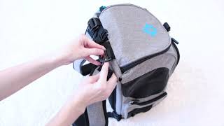 Sherpa 2 in 1 Pet Backpack  Carrier  How to ChangeAdjust Straps to use as a Backpack or Carrier [upl. by Spaulding515]