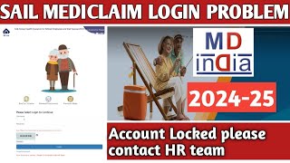 Sail mediclaim policy Login ProblemSolve the problem From HomeOnline modeMD india [upl. by Ahsinal]