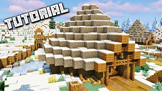 How To Build A Roundhouse  Minecraft Tutorial [upl. by Josi]