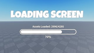 How to Make A LOADING SCREEN in ROBLOX [upl. by Randi]