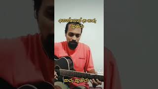 Ananthen a tharu kumara  Guitar Cover [upl. by Pergrim109]