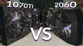 RTX 2060 VS GTX 1070Ti  Gaming amp Adobe Premiere Comparison  Design Gigabyte vs ASUS [upl. by Nesline126]