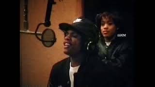 EazyE In The Studio With NWA Recording EazyDuzIt [upl. by Bertolde478]