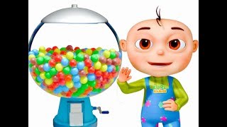 Five Little Babies Playing Ball Machine Single  Learn Colors For Kids  Original Learning Songs [upl. by Hedvig]