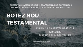 Botez LIVE Elim Bruxelles  29 septembrie 2024 dimineața [upl. by Mariann]