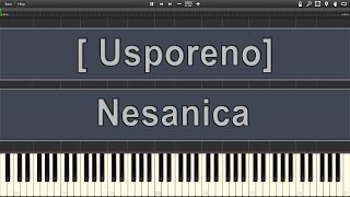 Usporeno  Nesanica  Tutorial  Nauci da sviras   Za pocetnike [upl. by Akimal]