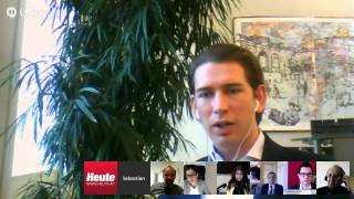 Hangout mit Josef Ostermayer und Sebastian Kurz [upl. by Carmel326]