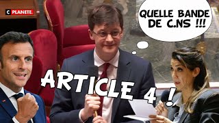 ARTICLE 4  SCANDALE à lassemblée [upl. by Cilo]