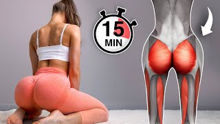 Grow THICKER BOOTY amp LEGS NATURALLY Intense Lower Body Workout No Equipment At Home [upl. by Ahseat]