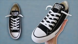 HOW TO LOOSELY LACE CONVERSE BEST WAY [upl. by Serafine]