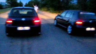 VW Golf IV 16 vs VW Golf IV 19 TDI [upl. by Aziaf814]