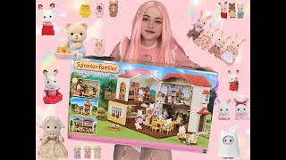 Sylvanian Families Red roof country home unboxing [upl. by Soisanahta]