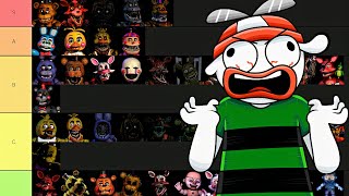 RANKING DE LOS MEJORES JUMPSCARES DE FNAF [upl. by Wallraff]