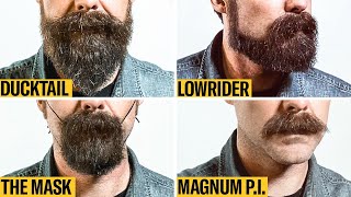 8 Facial Hair Styles on One Face From Full Beard to Clean Shaven  GQ [upl. by Nari796]