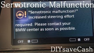 BMW E65 E66 Servotronic Malfunction After Smog Test [upl. by Yvan786]