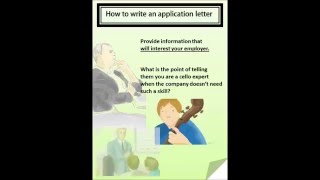 How to write an application letterFor upper intermediate ESL students [upl. by Uwton659]