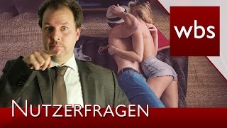 Nutzerfragen Kann man Sex einklagen  Rechtsanwalt Christian Solmecke [upl. by Notlimah]