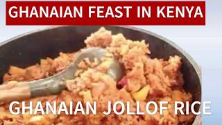 Cooking Jollof With My Kenyan Girlfriend and sisters [upl. by Ayrad198]