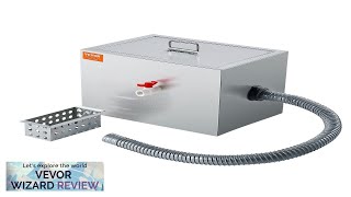 VEVOR Commercial Grease Trap 8 LBS Grease Interceptor Side Inlet Interceptor Under Review [upl. by Nadual]