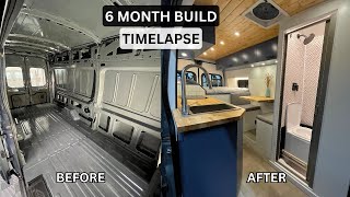 DIY Campervan Conversion  Full Build TIMELAPSE 6 Months [upl. by Emmanuel842]