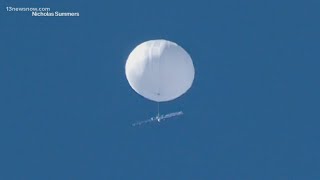 Balloon flying over US intercepted by North American Aerospace Defense Command NORAD [upl. by Arraik990]