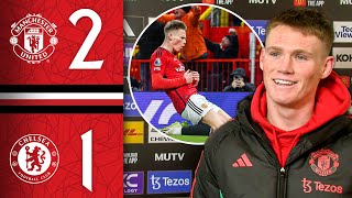 McTominay Reacts To His Two Goals amp Erik Compliments The Fans  United 21 Chelsea [upl. by Aneala353]