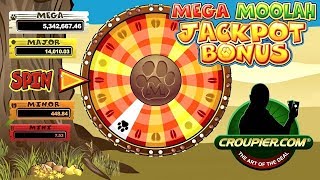 MEGA MOOLAH MAX BETS vs £2500 PROGRESSIVE MEGA JACKPOT HUNT 12 ONLINE SLOT BONUS ROUNDS [upl. by Yrocal]