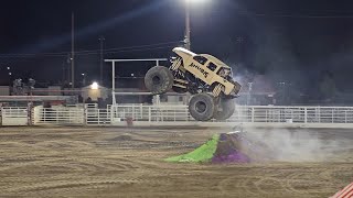 Anubis Monster Truck in Prineville OR  Monster Truck Nitro Tour 82424 Night Show [upl. by Ennahoj193]