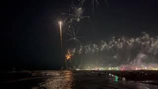 Galveston Fireworks TX 2024 [upl. by Lahcear416]