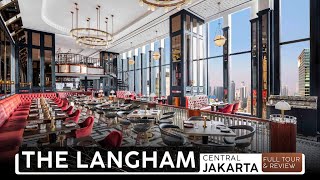 THE LANGHAM JAKARTA · Hotel Tour amp Review · Jakarta Indonesia 🇮🇩 Sleek amp Opulent [upl. by Haeluj438]