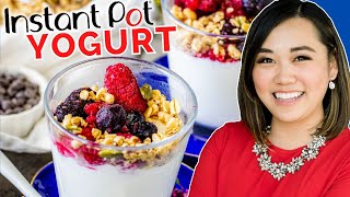 How to Make Instant Pot Yogurt Small or Large Batch [upl. by Ecyal]