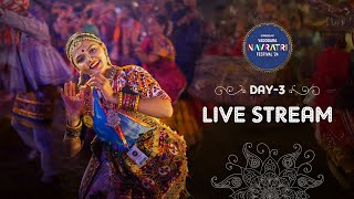 Vadodara Navratri Festival 2024  Navratri Nonstop Garba Live  Day 3 [upl. by Willcox]