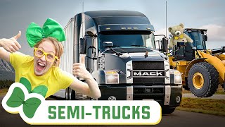 FULL EPISODE  SemiTrucks amp Big Machines  Season 1 of Brecky Brecks Field Trips [upl. by Akeenahs]