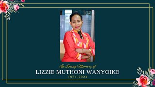 MEMORIAL SERVICE OF LIZZIE WANYOIKE MUTHONI AT NIBS COLLEGE [upl. by Glaser79]