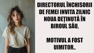 DIRECTORUL ÎNCHISORII DE FEMEI INVITA ZILNIC NOUA DEȚINUTĂ ÎN BIROUL SĂUIAR MOTIVUL A FOST UIMITOR [upl. by Ellenej474]