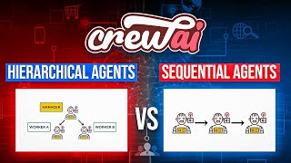 Hierarchical Agents vs Sequential Agents with CrewAI [upl. by Akined]