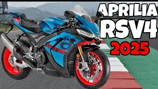 NEW 2025 APRILIA RSV4 FACTORY FIRST LOOK [upl. by Arihsa258]