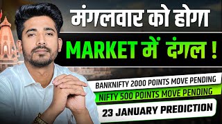 Nifty Prediction and Bank Nifty Analysis for Tuesday 23 January 2024 Bank Nifty Tomorrow [upl. by Hobard]