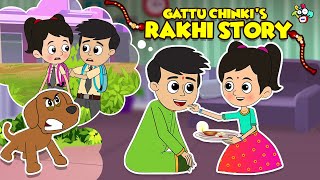 Gattu Chinkis Rakhi Story  Raksha Bandhan Special  English Cartoon  Moral Stories  PunToon Kids [upl. by Enahc599]