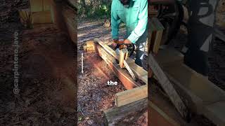 Cutting Wood The Redneck Way [upl. by Delogu]