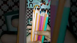 DOMS pencil colour unboxing video Rs50 [upl. by Htebazle157]