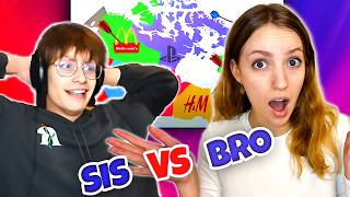 Ronald Reacts to SIS vs BRO THROWING DARTS CHALLENGE PART 2 [upl. by Lybis734]