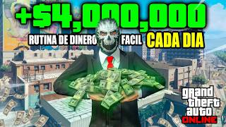 Como GANAR MAS de 4000000 AL DIA en en GTA ONLINE 2024 Completamente en SOLITARIO  GANAR DINERO [upl. by Ellednahs]