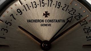 Vacheron Constantin  Patrimony moon phase retrograde date [upl. by Eicaj]