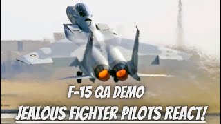 Fighter Pilots React to F15 QA Demo [upl. by Atelokin]