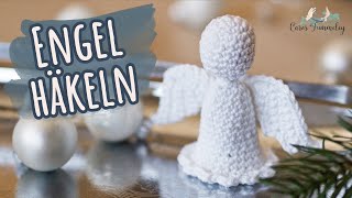 ENGEL HÄKELN  Anleitung kostenlos deutsch  Schutzengel häkeln  Weihnachtsengel [upl. by Aluino]