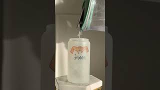 Personalised Glass Tumbler with Straw [upl. by Eddie996]